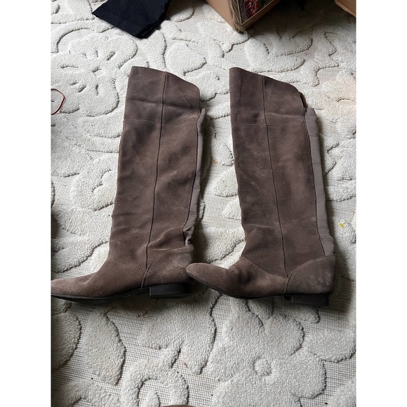Suede Knee Boots - Picture 1 of 6